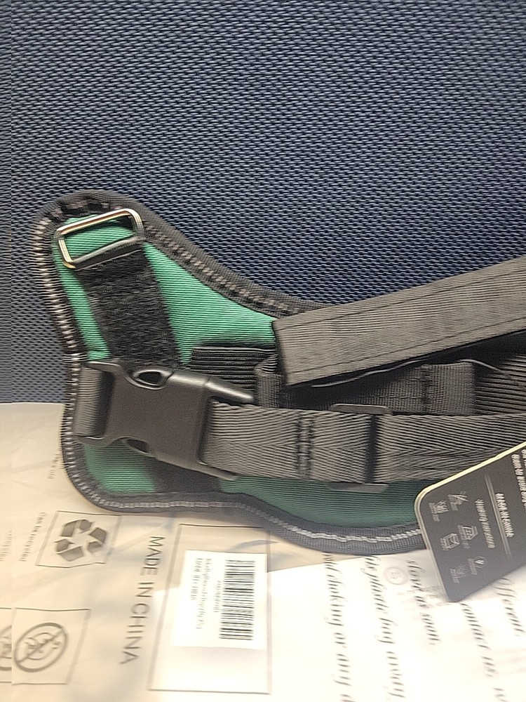 Bolux Dog Harness Medium No-Pull Reflective Breathable Adjustable DARK GREEN A27