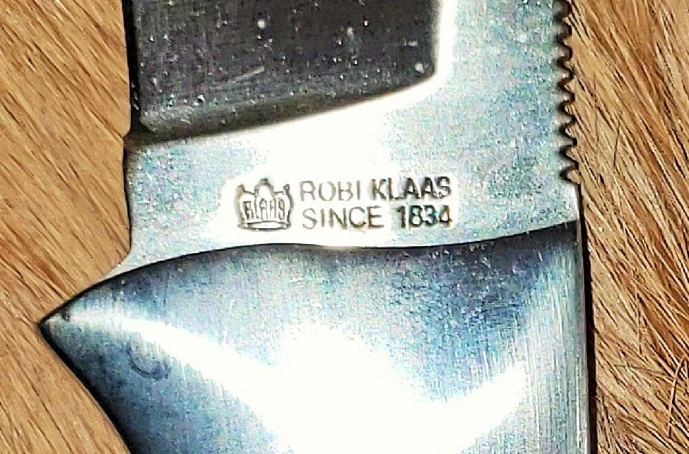 Klaas Bone Handle Custom Hunter - Fixed Blade Hunting Knife & Sheath