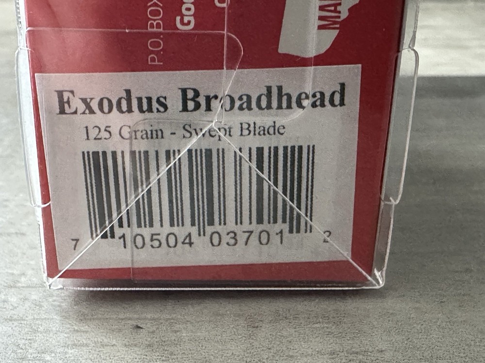 QAD Exodus Swept Blade 125 Grain Broadheads