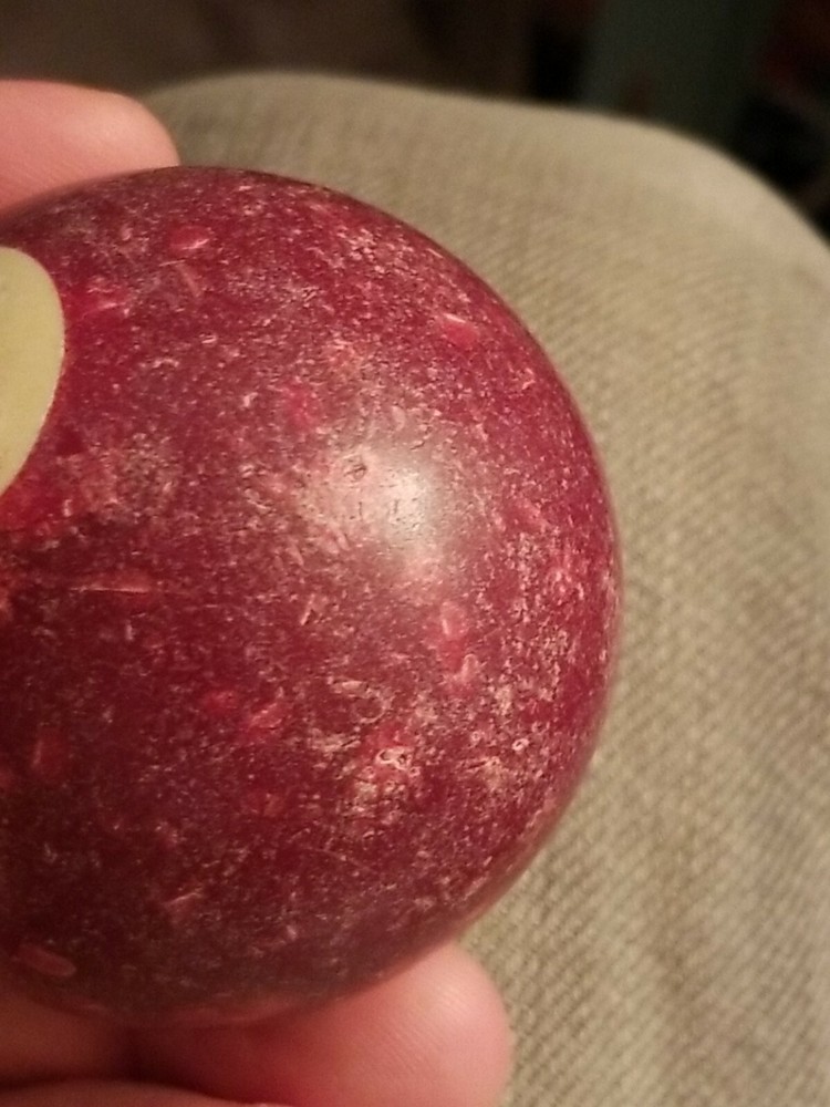 Vintage Bakelite Solid 7 Ball Billiard Pool Replacement 2 1/4" Standard Size