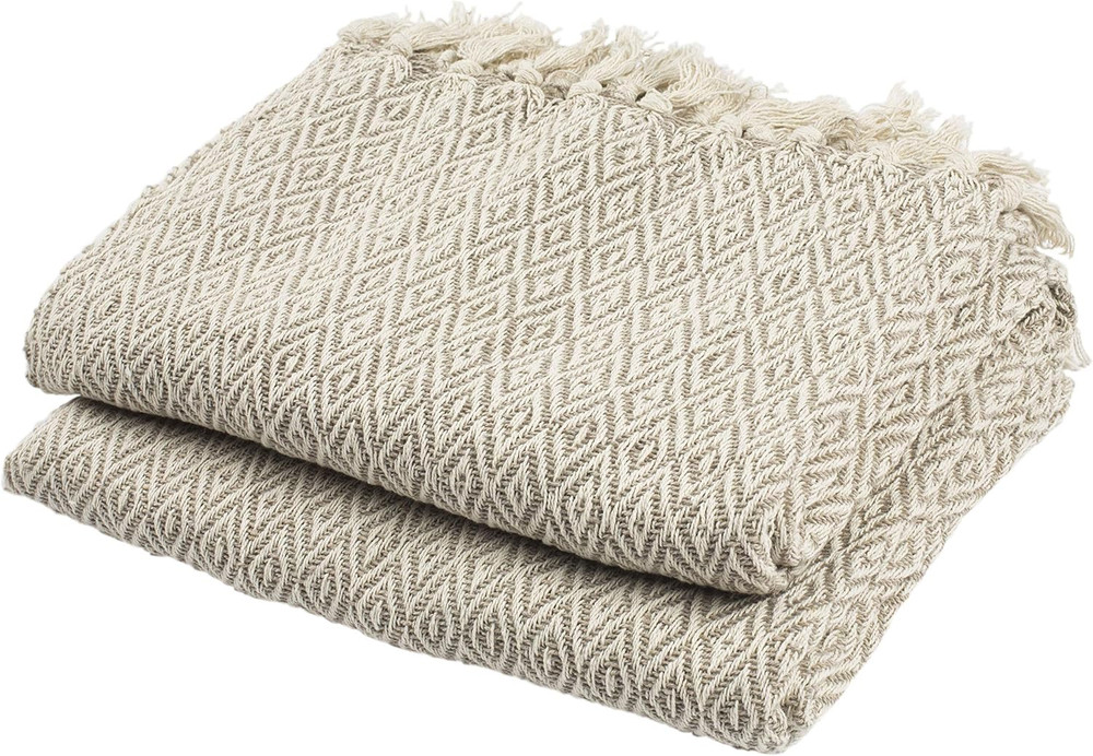 Danita Throw Blanket, Beige