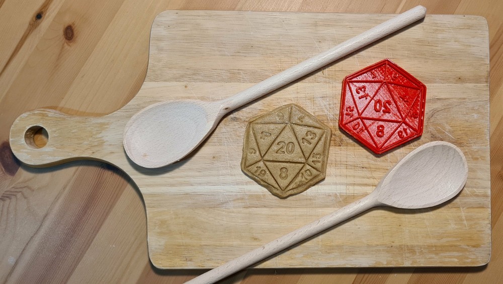 Cookie Cutter - D20. Dungeons and Dragons. Dice Baking Fun Gift. Dough,Biscuit.