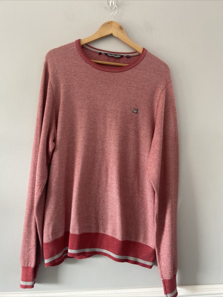 Duck & Cover Jumper 2xl Red Men’s Pullover
