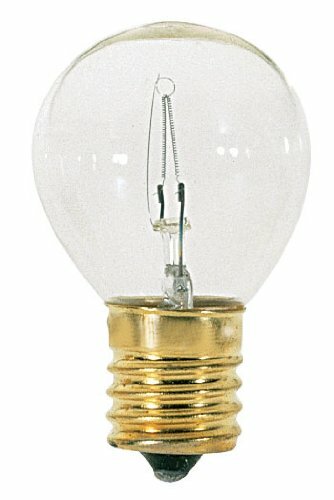 Satco S3630 Intermediate Base 25-Watt S11 Light Bulb, Clear