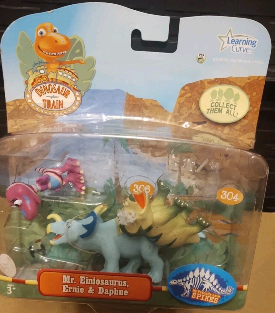 Learning Curve Dinosaur Train Mr. Einiosaurus Ernie & Daphne