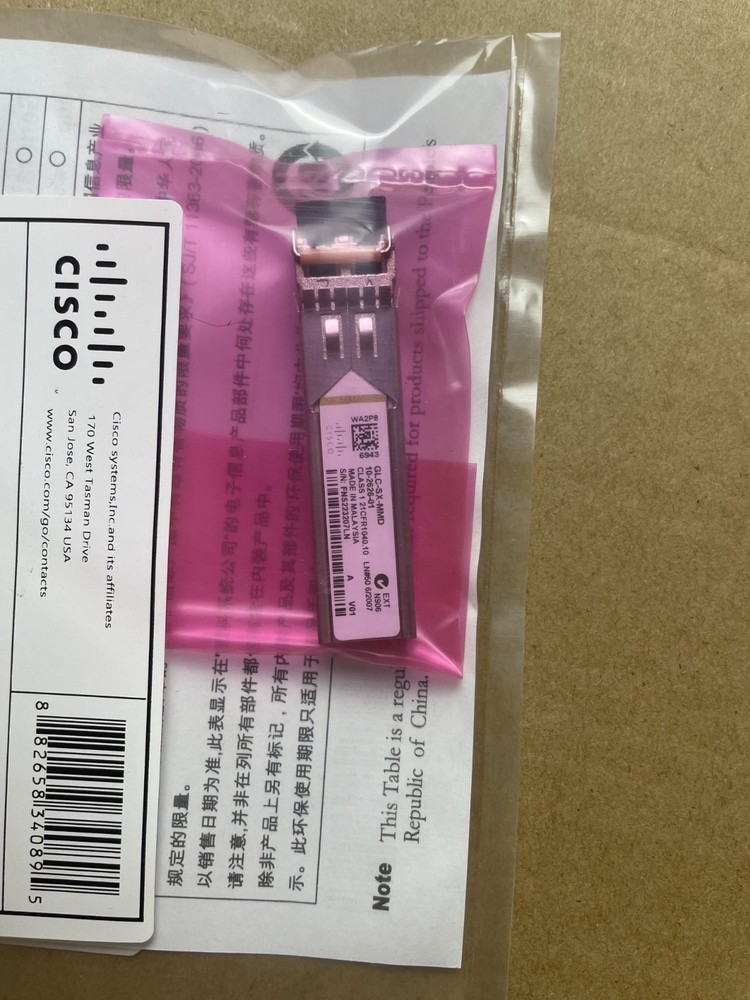 Cisco GLC-SX-MMD SFP Transceiver Module