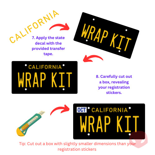 LEGACY California Plate Wrap DIY Kit