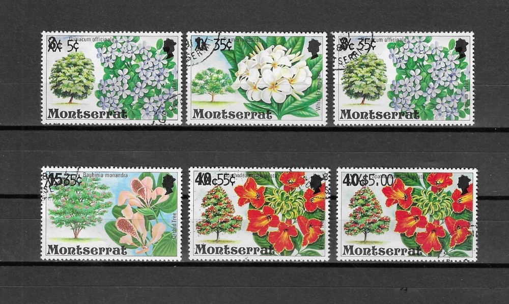 MONTSERRAT 1980 SG 476/481 USED