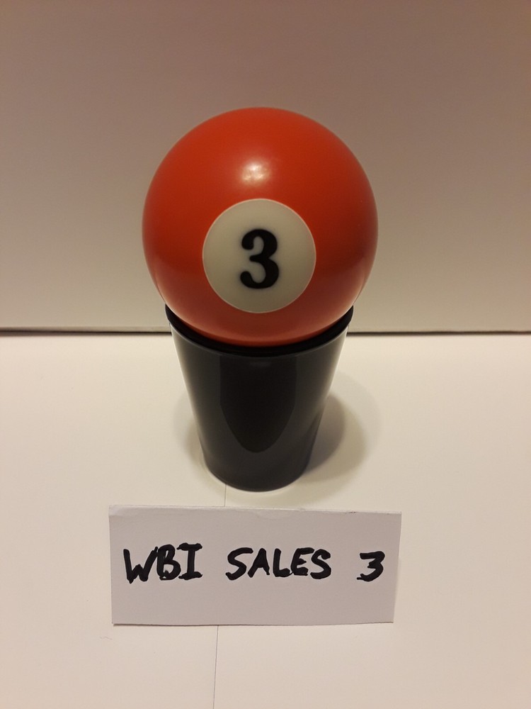 # 3 Red Single Pool Ball Replacement 2 1/4 Inch