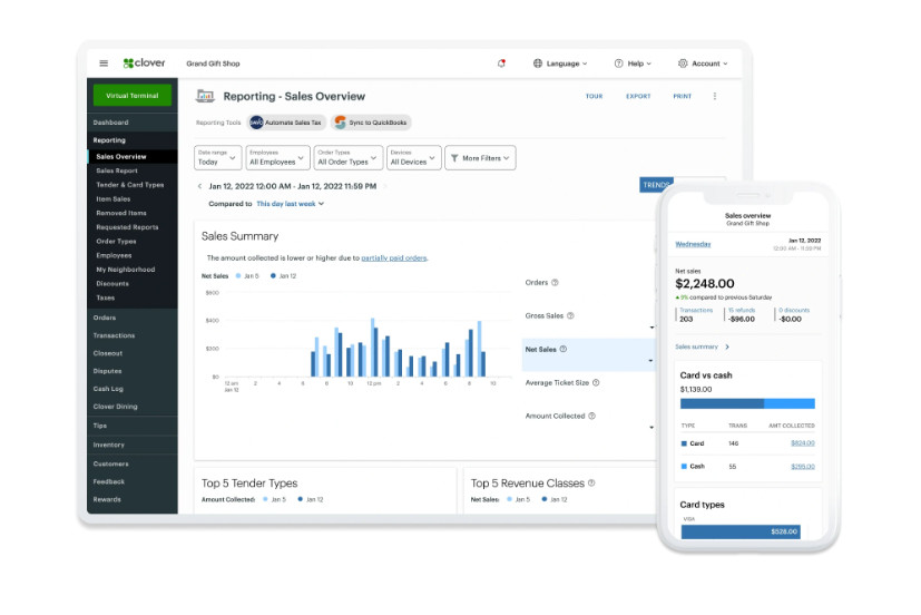 Clover Flex Pocket (w/ Merchant Processing)