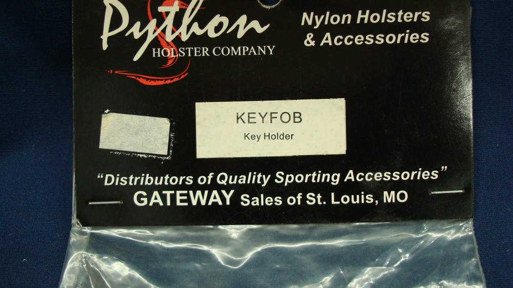 Python Holster Co Key Holder Nylon Black KEYFOB