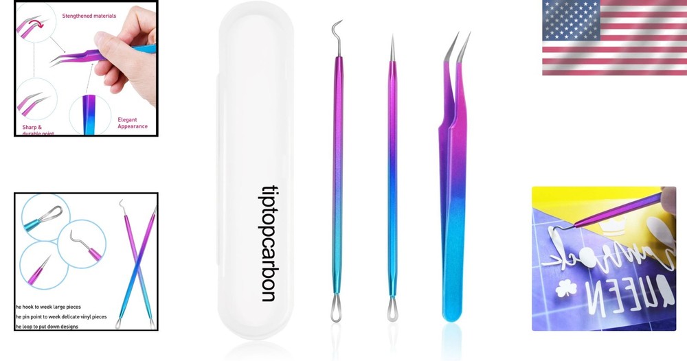 Craft Weeding Tools Set: 3 Durable Stainless Steel Tools for Creative Projects