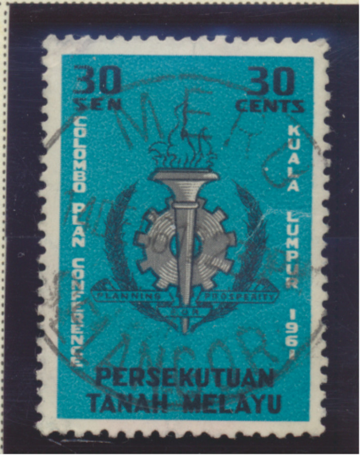 Malaya Stamp Scott #101, Used