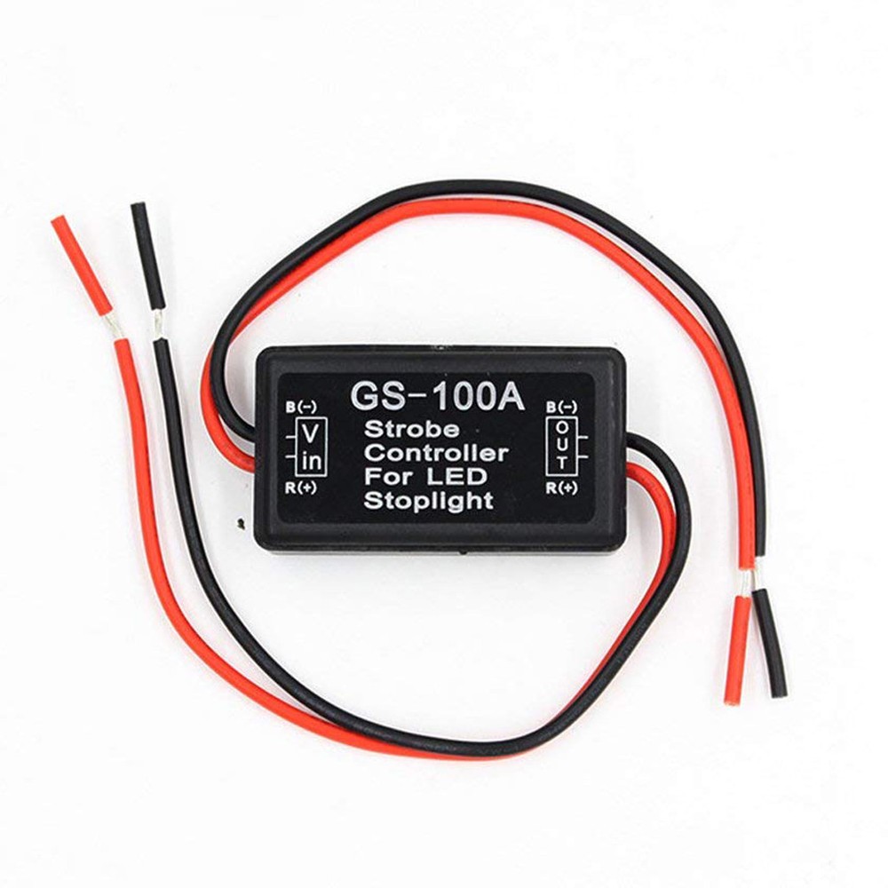 4 PCS Flash Strobe Controller Box Flasher Module for LED Brake Tail Stop Light