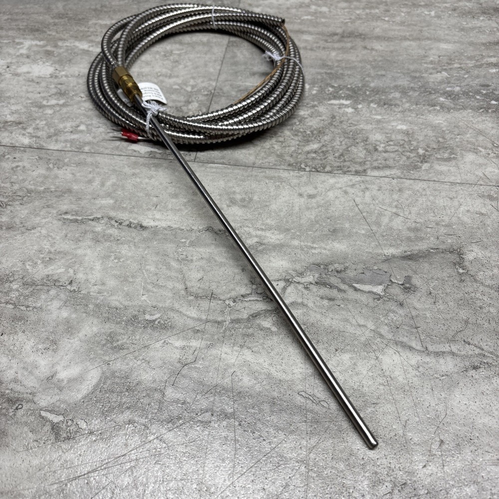 Plastic Process BP-1236120 Bendable Probe Thermocouple Sensor, Type J, 12” Probe