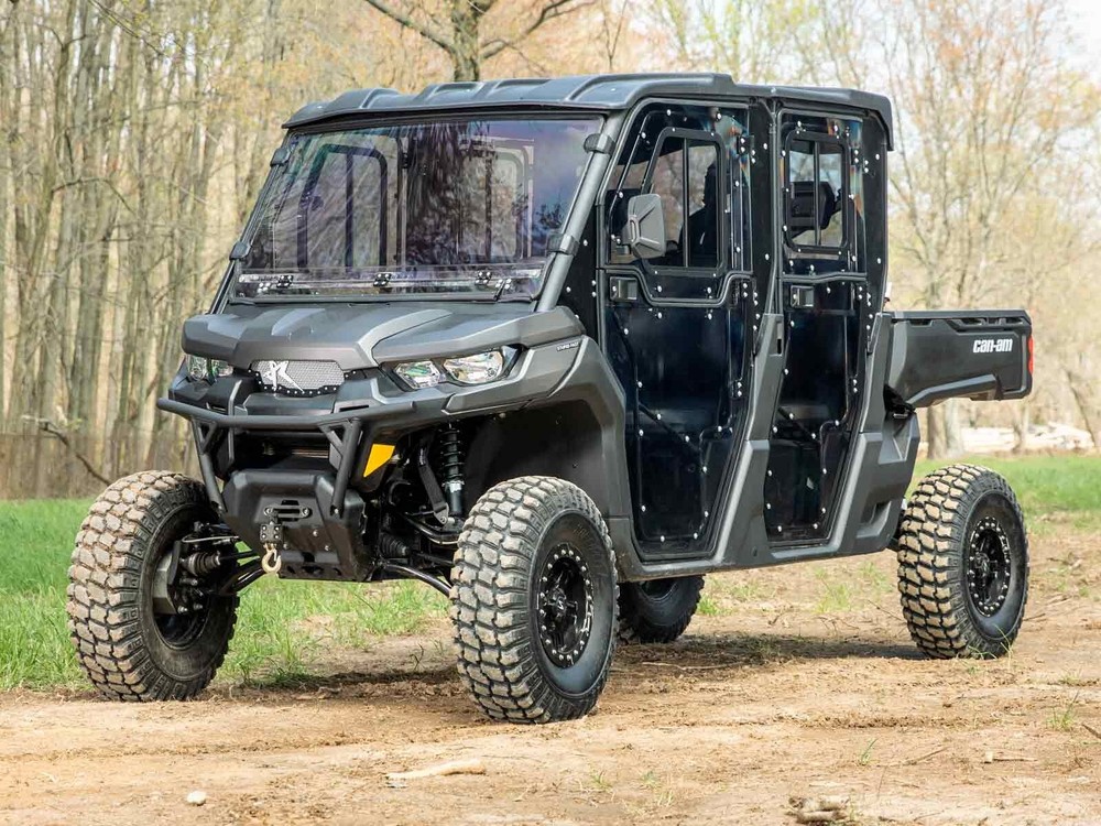 SuperATV Can-Am Defender MAX Convertible Full Cab Enclosure Doors - 2017+