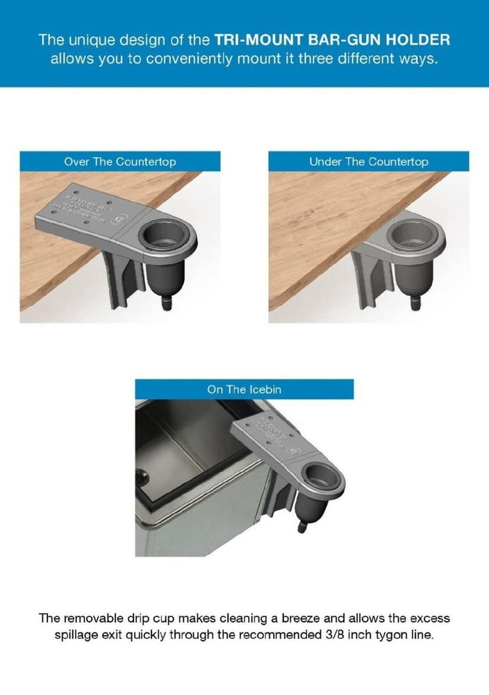 Soda Gun Holder (Holster) Black