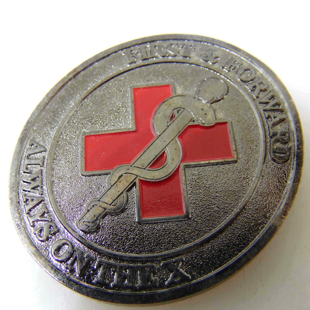 USSOCOM COMMAND SURGENO FIRST FORWARD ALWAYS ON THE X CHALLENGE COIN