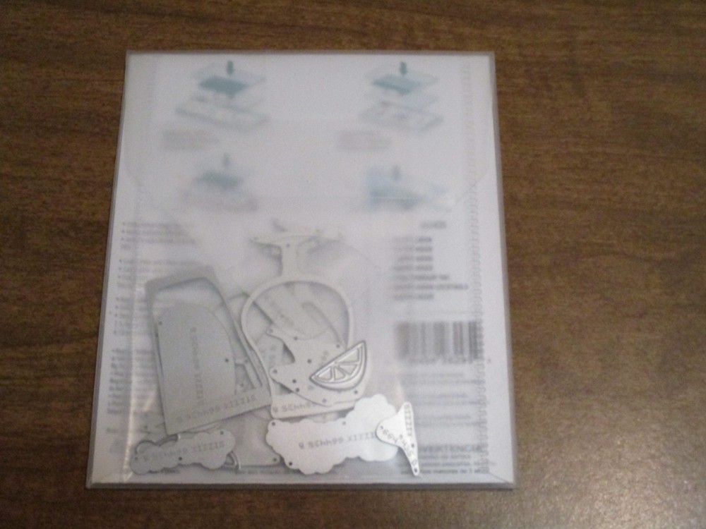 SIZZIX TIM HOLTZ THINLITS HAPPY HOUR DIE SET