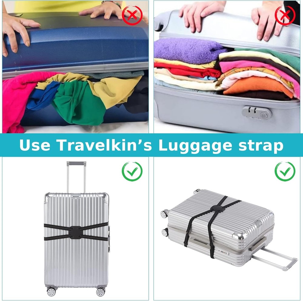 Luggage Straps for Attaching Extra Bags