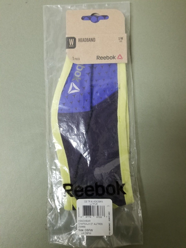 New Reebok Multi-Colored Headband.