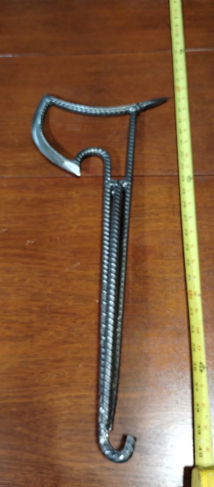 Handmade Rebar Axe