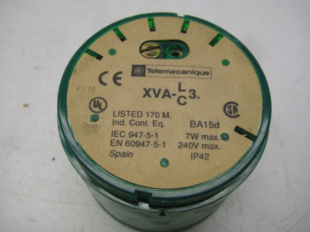 TELEMECANIQUE XVA-LC3 GREEN STACK LIGHT UNMP
