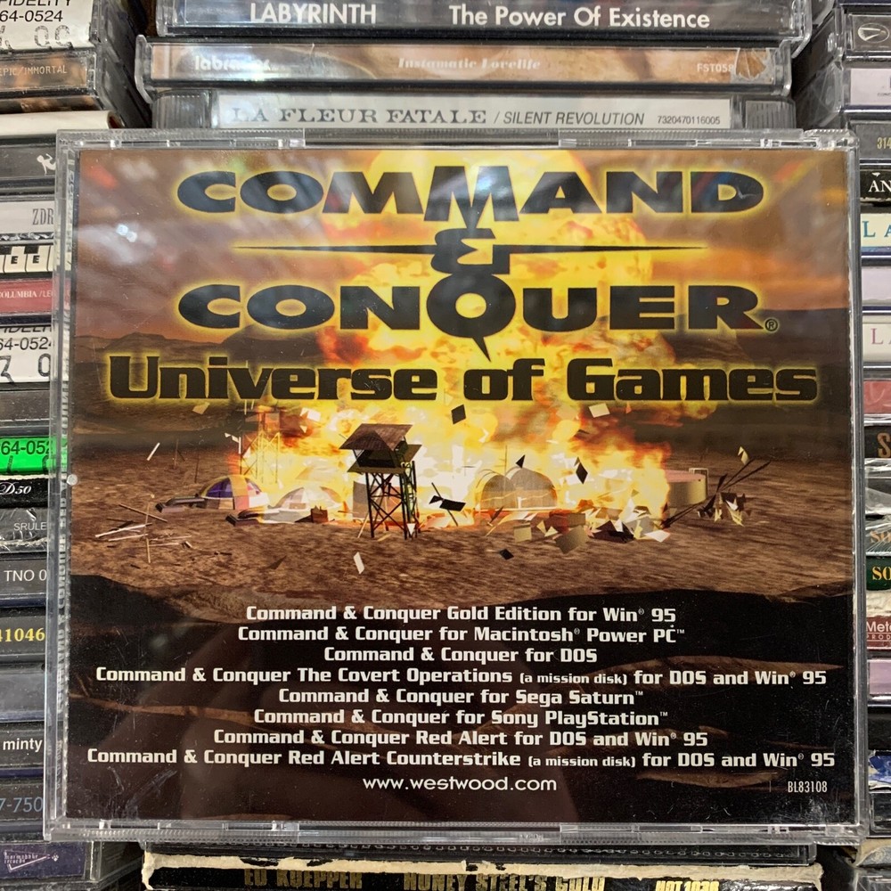 COMMAND & CONQUER // Red Alert - Counterstrike [Vintage PC Game, VG] Win95