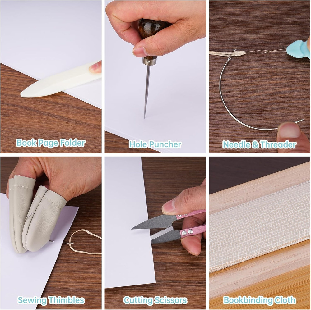 35 PCS Book Press Binding Kit for Notebooks, Lesson Plans, Document Organizat...