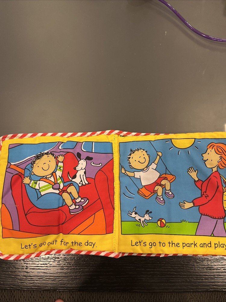 Let’s Go Out Plush Book Infant Development System Lamaze