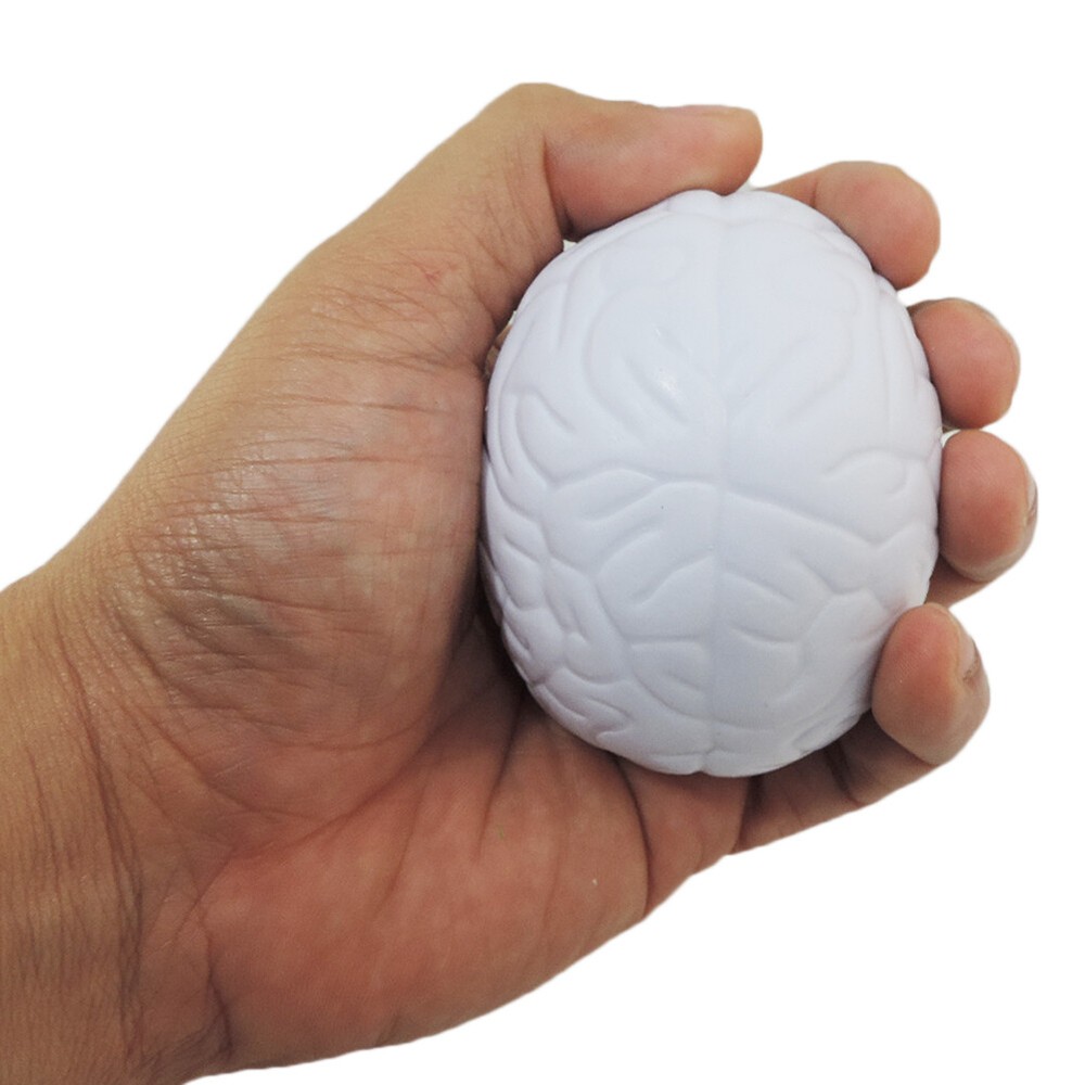 Six Stress Relief Squeezable Foam Brain (6)