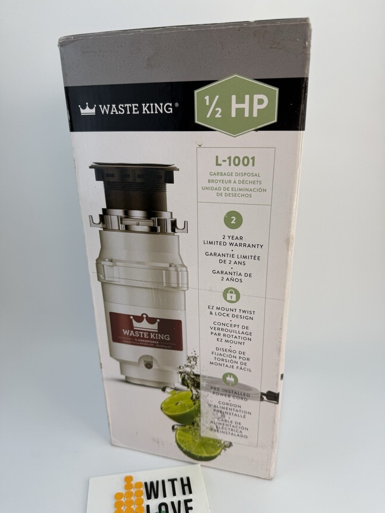 Waste King L-1001 Garbage Disposal with Power Cord