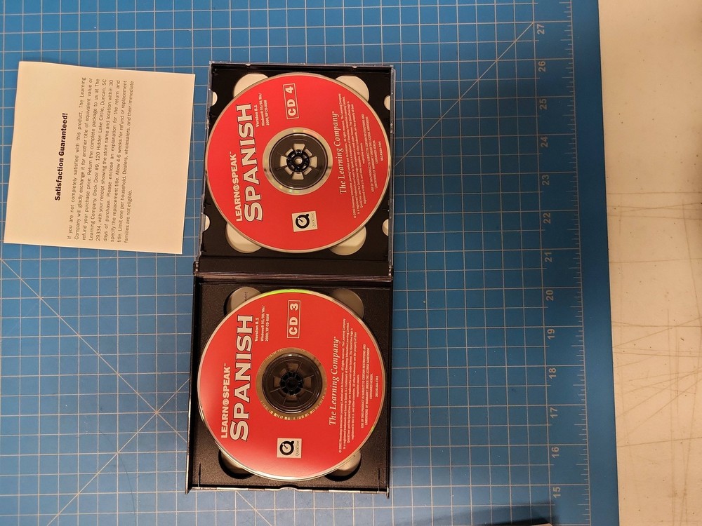 Learn to Speak Spanish Language Learning Solution 5 CDs The Learning Company