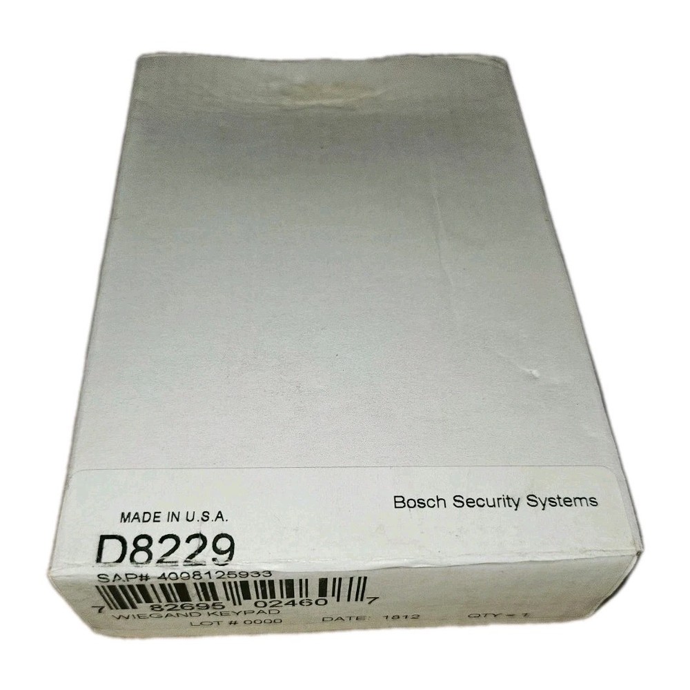 D8229 Access KEYPAD 26-BIT WIEGAND and Output | Bosch Security Systems | In Box