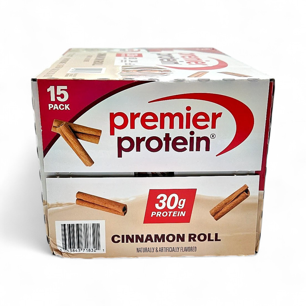 Premier Protein Cinnamon Roll Shake 11oz 15-Pack