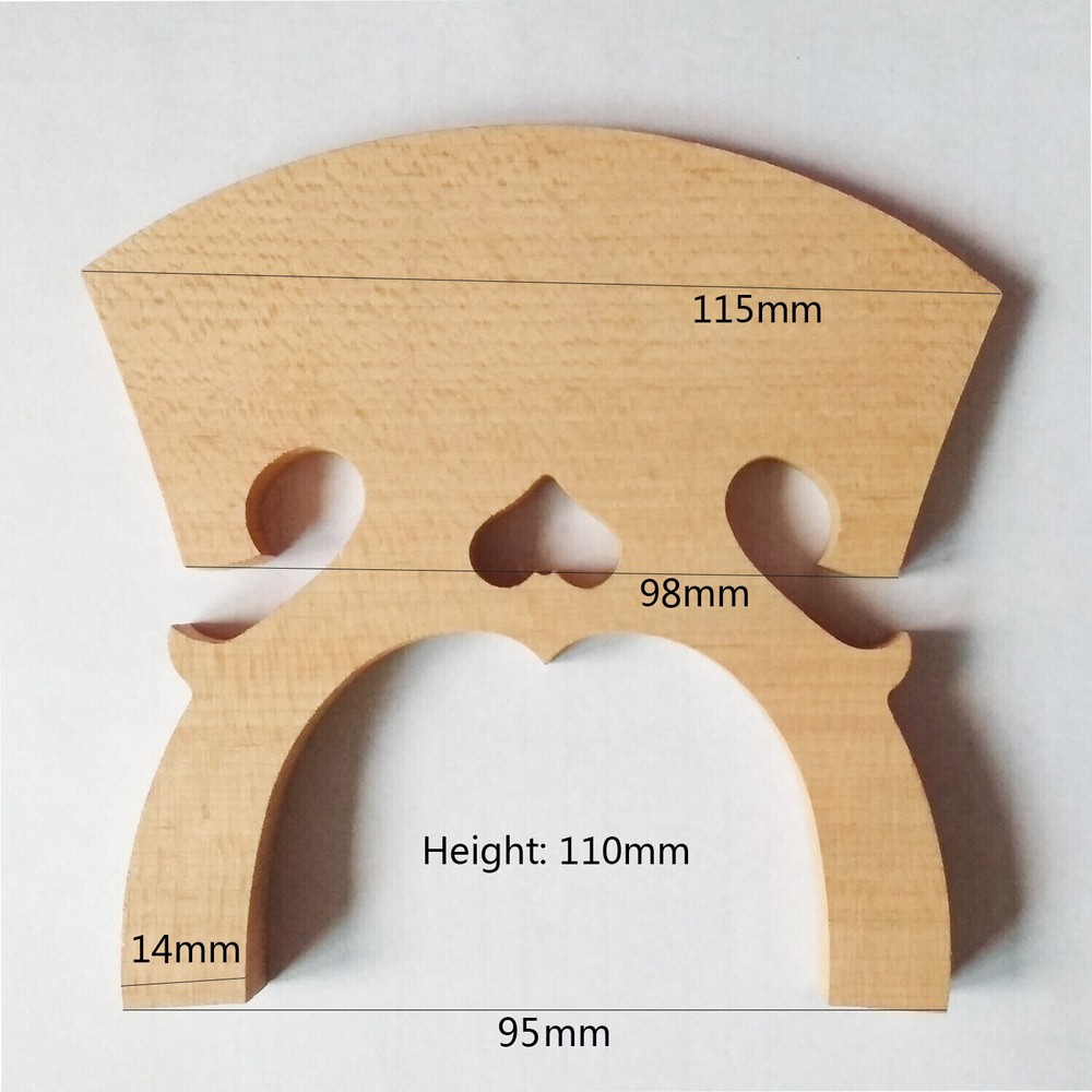 Viol Viola da Gamba Maple Bridge 7 String Accessory Bass Viola Cello Fitting
