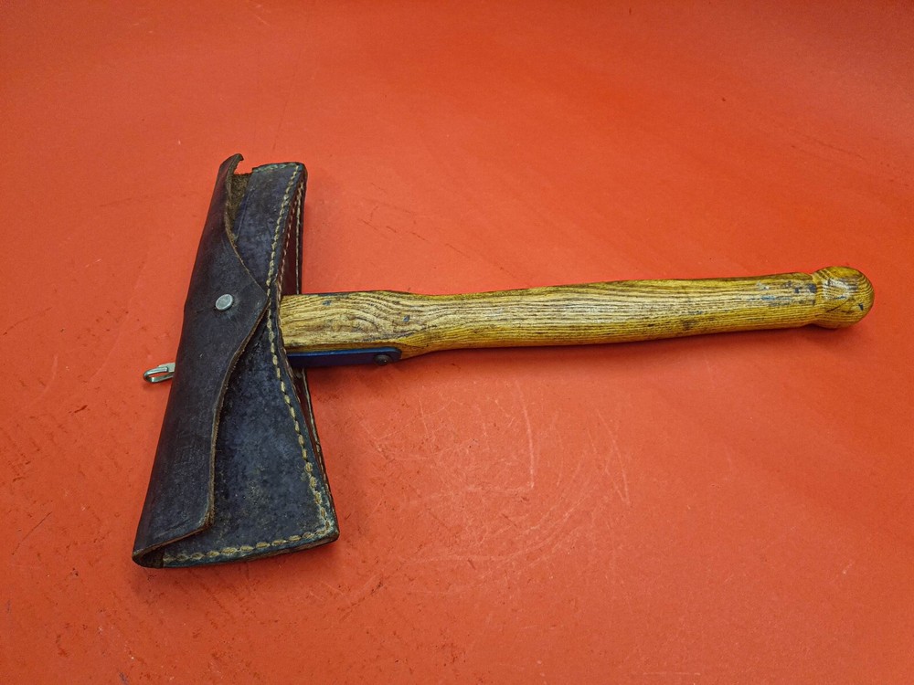 Hand forged firemans axe
