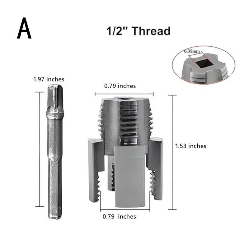 Pipe Thread Cutting Tool Integrated Internal & External Pipe Threading PVC Pipe