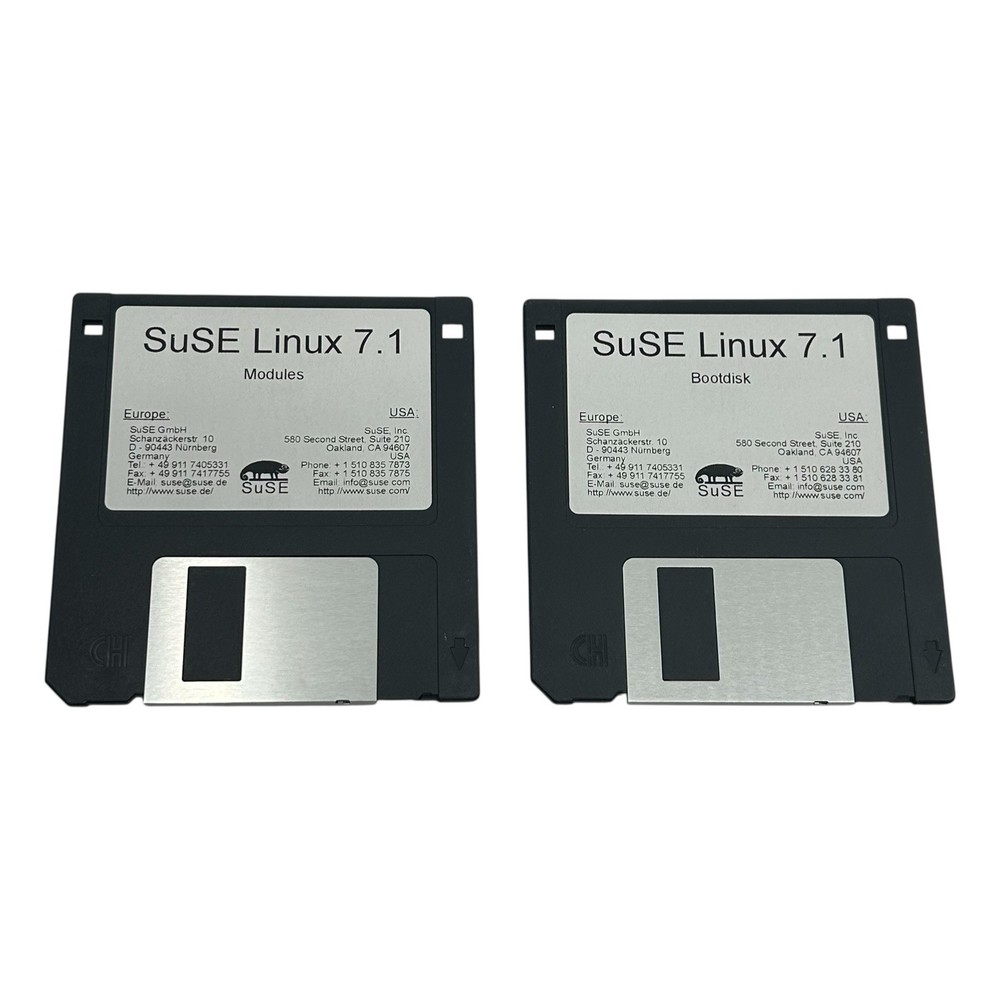 Suse Linux 7.1 Professional Edition (CD-ROM, 2001) Big Box Vintage Software