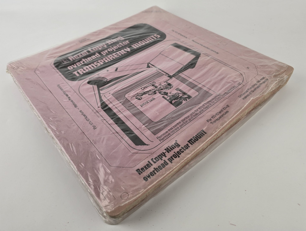 Rexel Copy King Transparency Mounts – Overhead Projector / Acetate Protectors