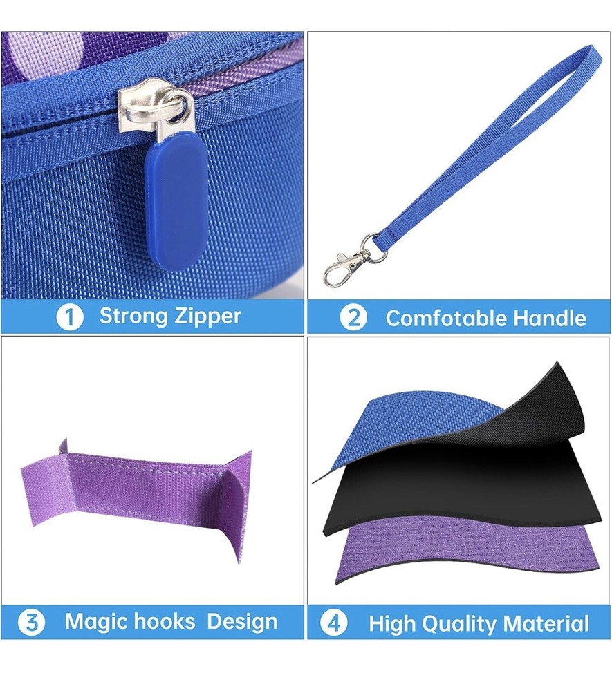 Hard Carrying Case Compatible with Bitzee Interactive (Case Only) Blue