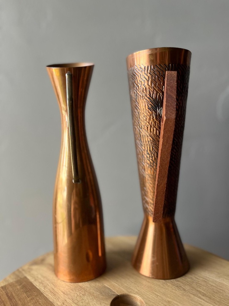 German Copper Pitchers/Vases