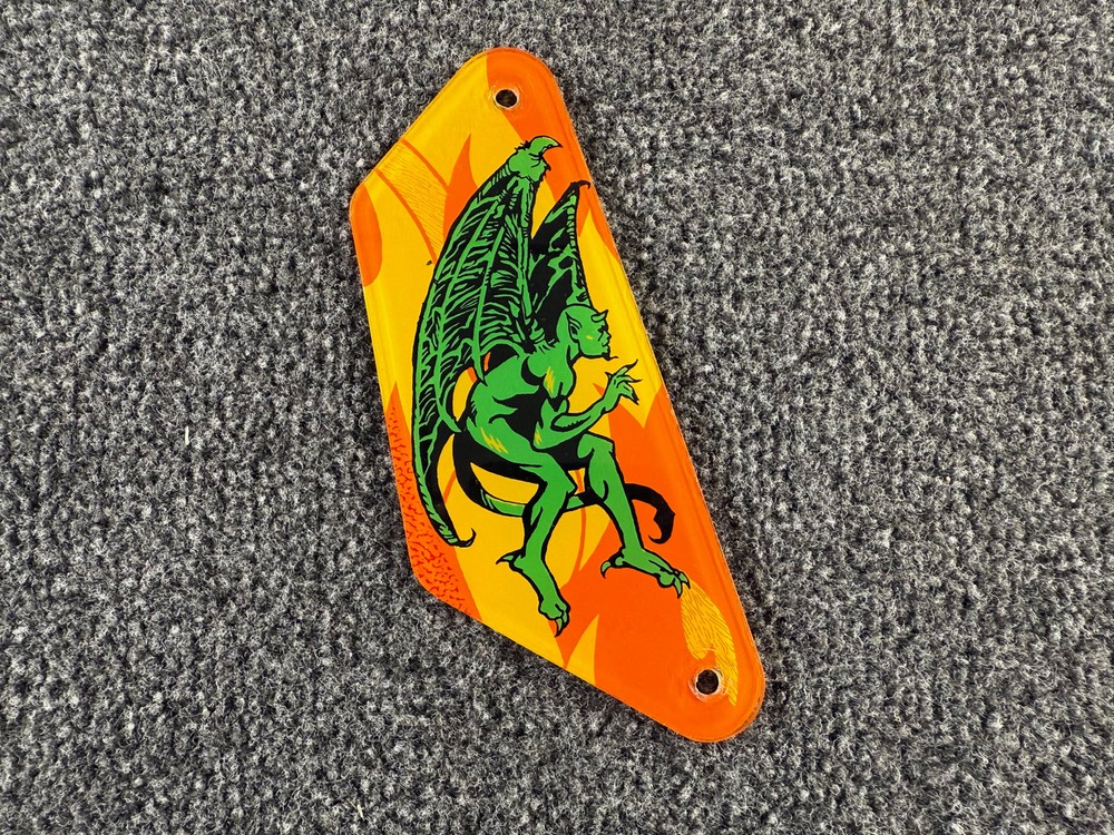 Gottlieb Devil's Dare Pinball Machine Playfield Plastic Slingshot ORIGINAL