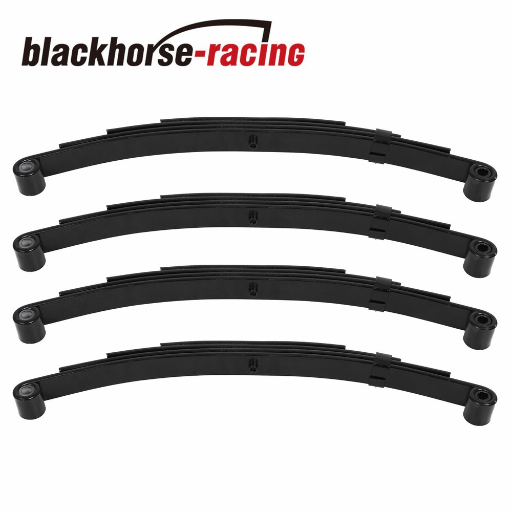 Tandem Trailer Axle Suspension Kit 3500lb 4 Leaf Springs U-bolt & Hanger Kit