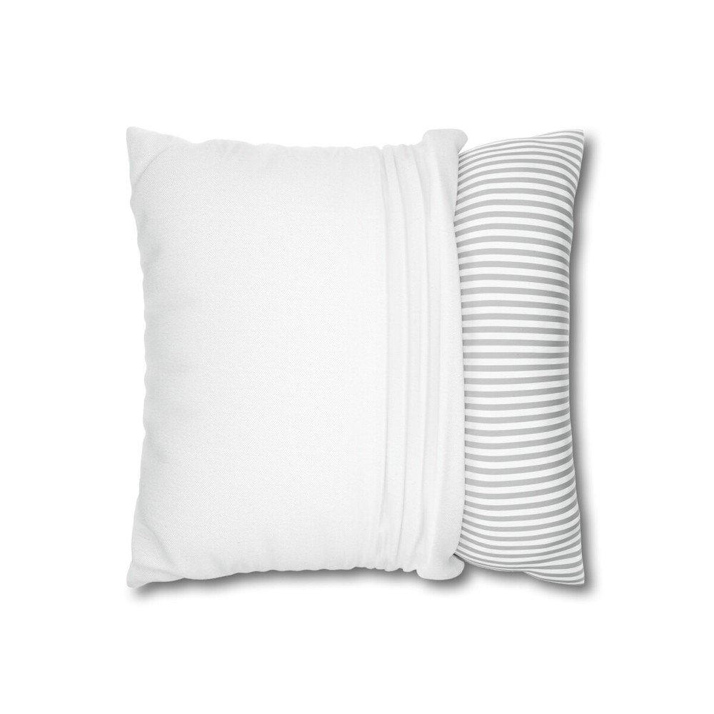 Excavator Spun Polyester Square Pillow Case
