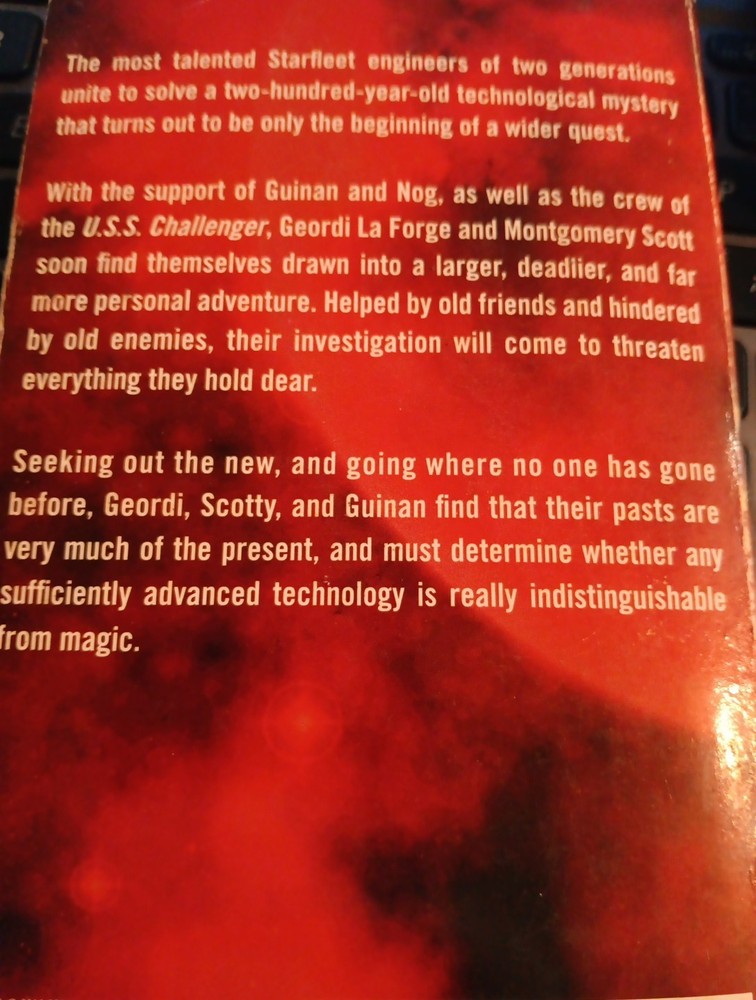 Star Trek The Next Generation- Indistinguishable From Magic - Paperback