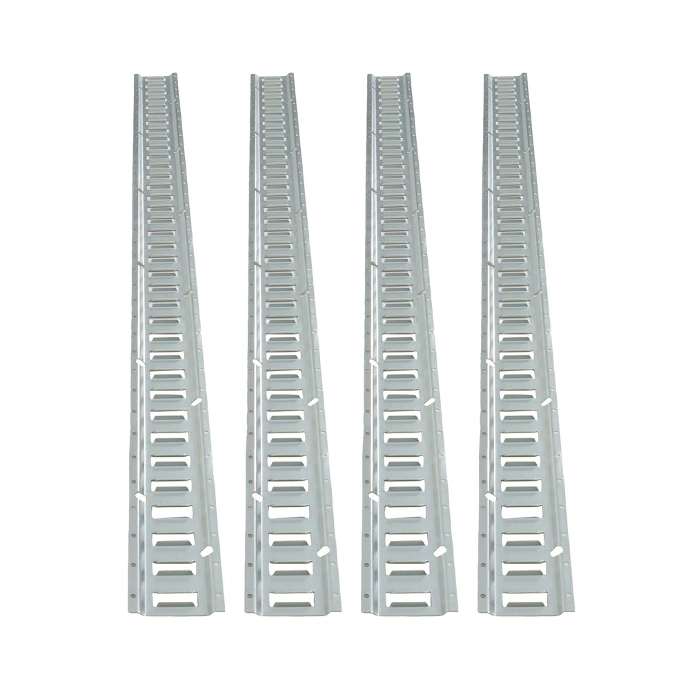 LABLT 4 Pcs Secure Cargo Heavy Load 6' E Track Tie Down Rail System For Truck