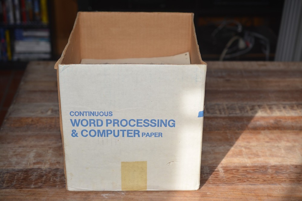1600 Sheets Continuous Feed Computer Print Out Paper 9.5 X 11 Dot Matrix Printer