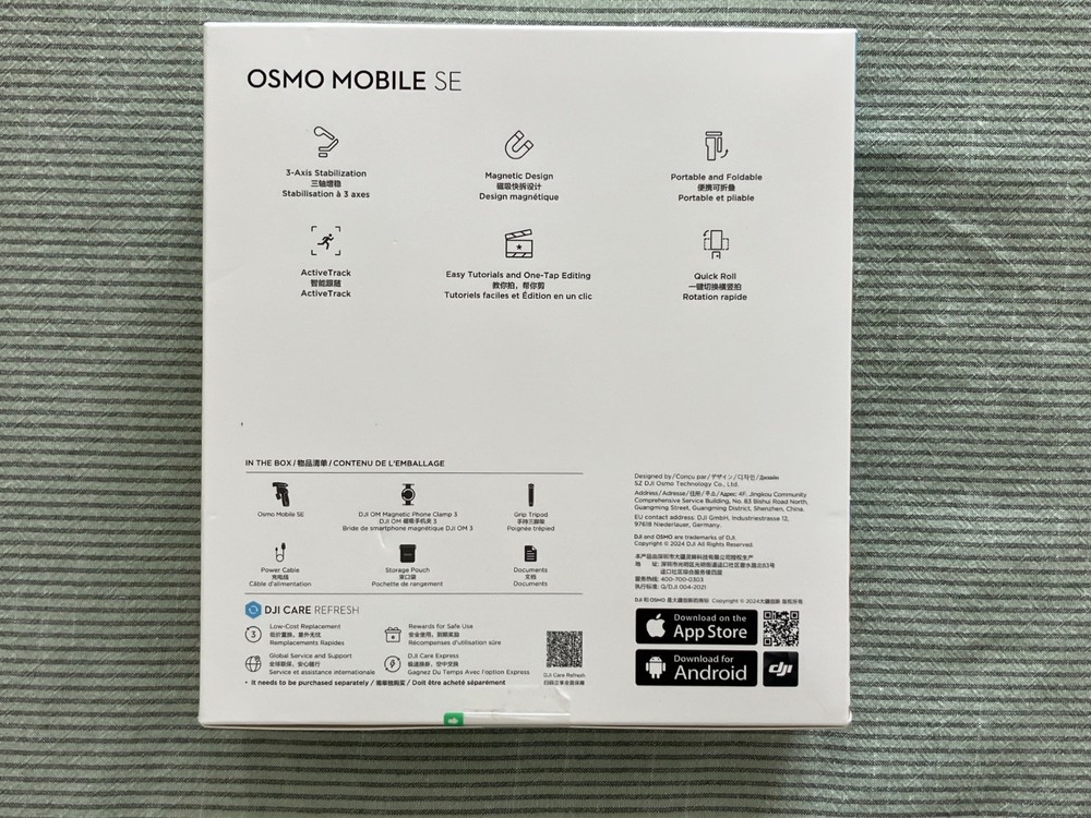 DJI Osmo Mobile SE Gimbal Stabilizer "Empty Box Only"
