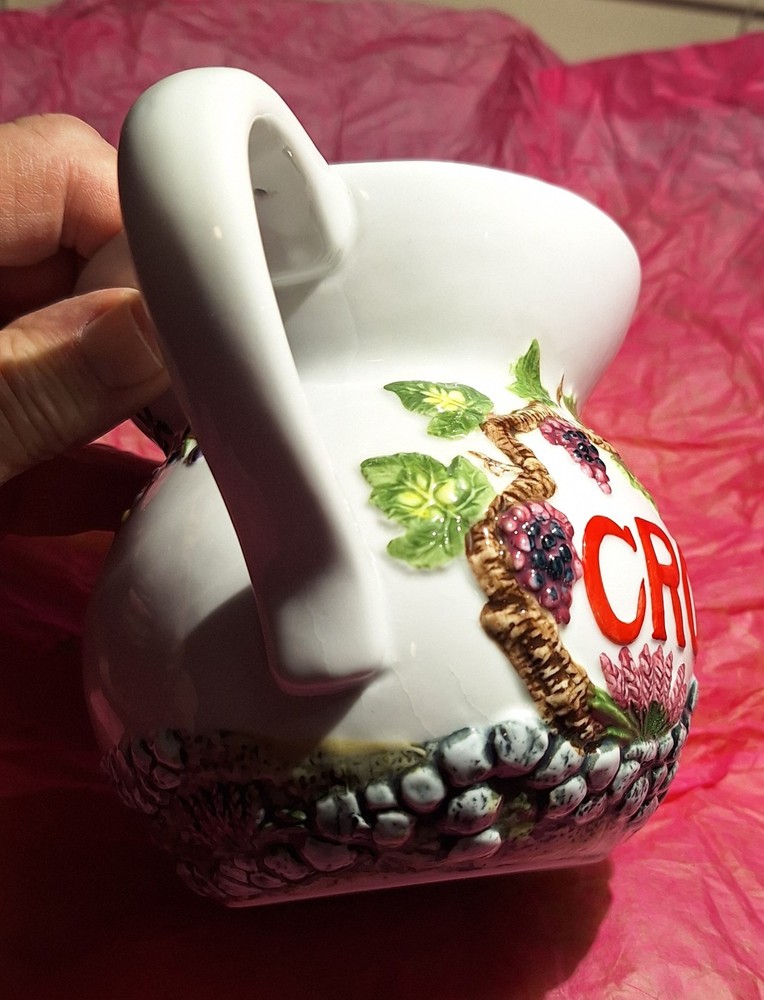 Ceramic Pitcher with "Croatia" on the Side